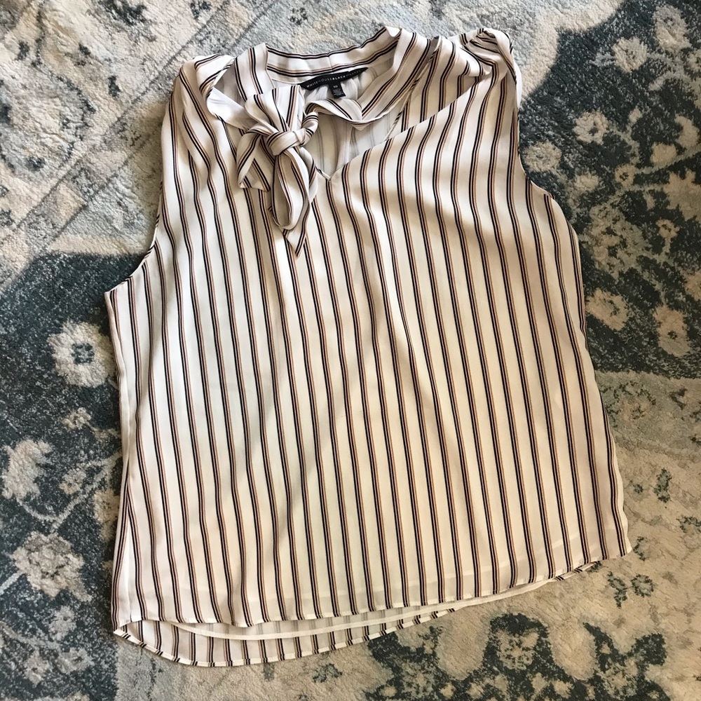 White House Black Market Sleeveless Blouse